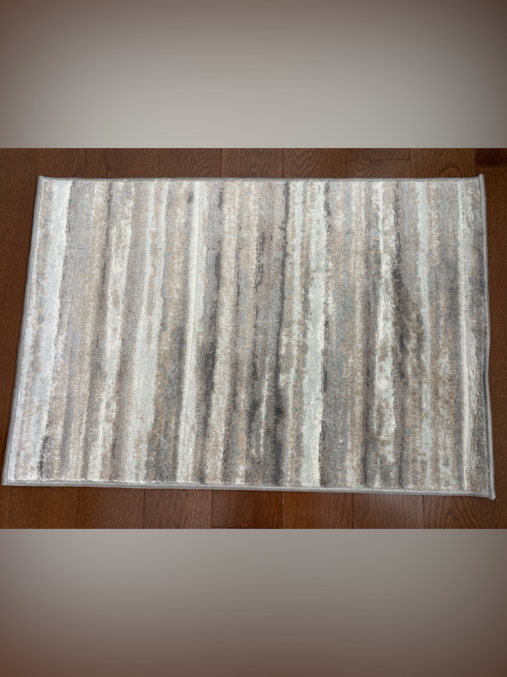 New Livabliss Roma Neutral Striped Accent rug 2x3